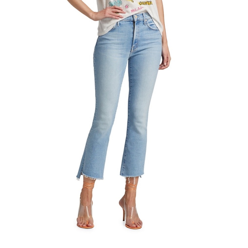 NEVER WORN Mother “Insider Crop Step Fray”